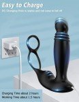 Remote Powerful Flapping Prostate Massager Dual Motor Male Waterproof Vibrator F