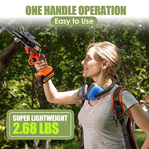 ZEEKSAW Mini Chainsaw: Cordless, Powerful & Portable 6