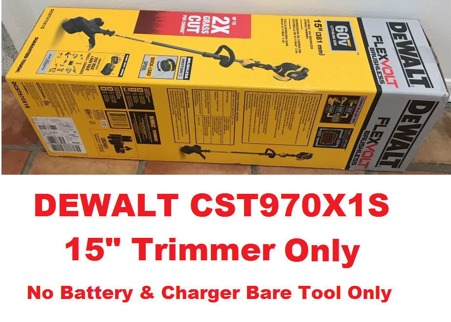DEWALT FLEXVOLT 60V MAX String Trimmer, 15-Inch