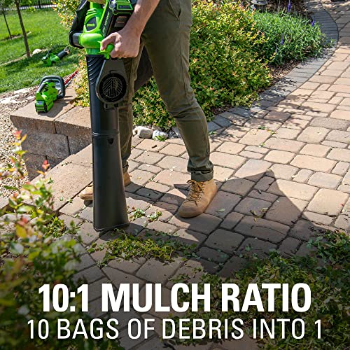 Greenworks 40V Cordless Brushless Leaf Blower/Vacuum
