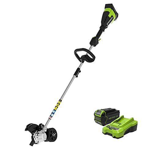 Greenworks 40V 8" Brushless Edger with 4.0Ah_DECLS_USB