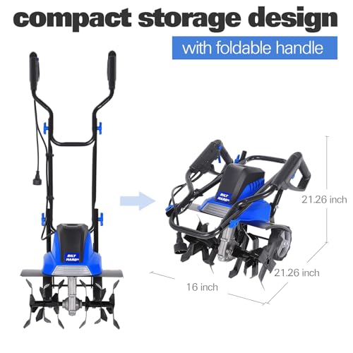 BILT HARD 16 inch Electric Garden Rototiller