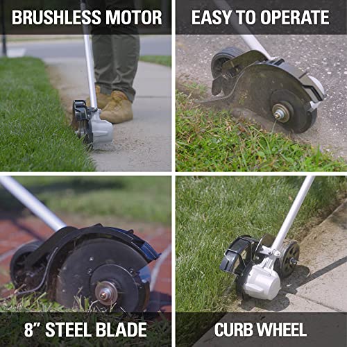 Greenworks 40V 8" Brushless Edger with 4.0Ah_DECLS_USB