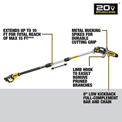 DEWALT 20V MAX* XR 15ft Pole Saw