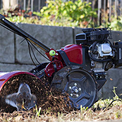 Earthquake Dual-Direction Rear Tine Tiller, Red/Black
