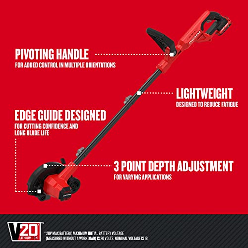 Craftsman 20V MAX Cordless Lawn Edger Kit