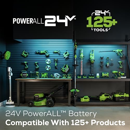 Greenworks 24V 10" Cordless Chainsaw + Battery/Charger