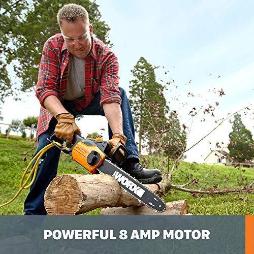Worx WG305.1 8 Amp Electric Chainsaw 14"