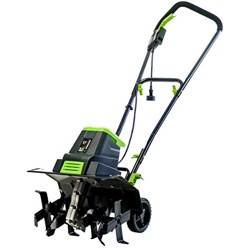 Earthwise TC70125 12.5-Amp Electric Tiller/Cultivator, Green 16-Inch