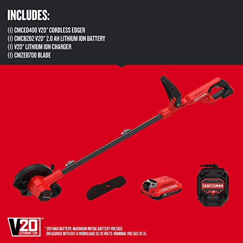 Craftsman 20V MAX Cordless Lawn Edger Kit