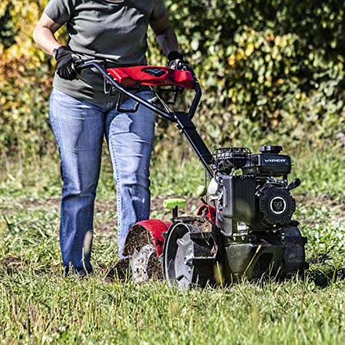Earthquake Dual-Direction Rear Tine Tiller, Red/Black