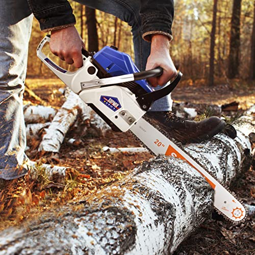 20" 62cc Gas Chainsaw for Tree Cutting Power