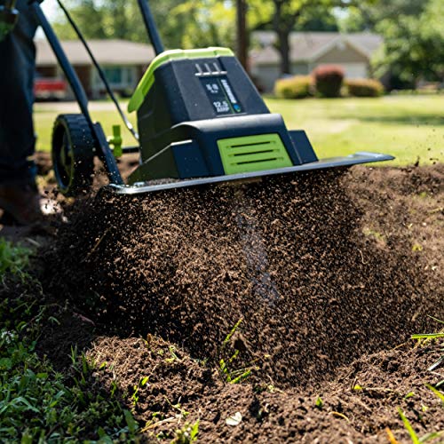 Earthwise TC70125 12.5-Amp Electric Tiller/Cultivator, Green 16-Inch