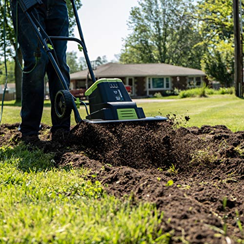 Earthwise TC70125 12.5-Amp Electric Tiller/Cultivator, Green 16-Inch