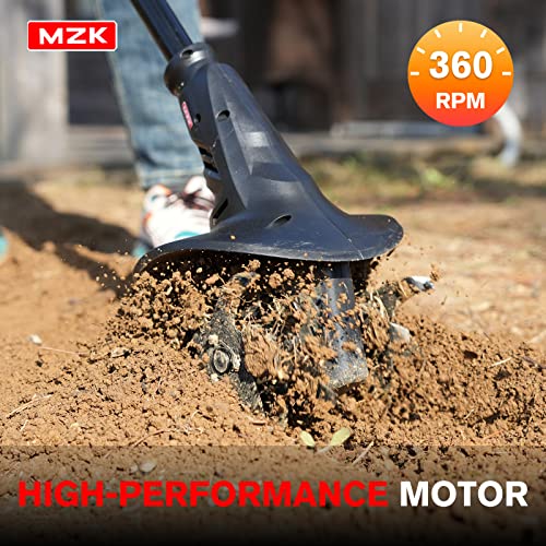 20V Cordless Tiller Cultivator with 24 Steel Tines