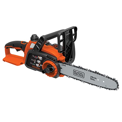 BLACK+DECKER 20V MAX Cordless Chainsaw Kit, 10 inch