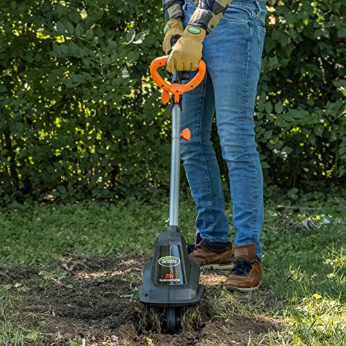 Scotts TC70020S 20V Cordless Garden Tiller Cultivator Kit