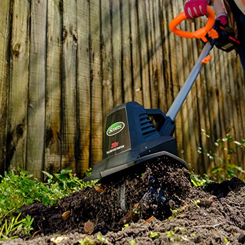 Scotts TC70020S 20V Cordless Garden Tiller Cultivator Kit