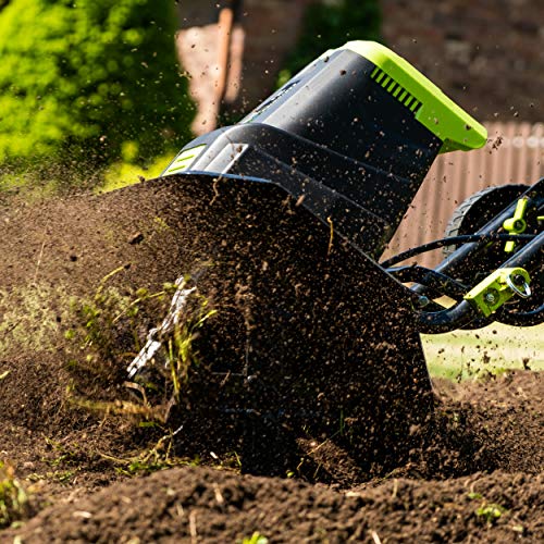 Earthwise TC70125 12.5-Amp Electric Tiller/Cultivator, Green 16-Inch