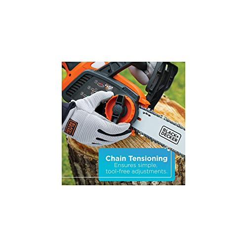 BLACK+DECKER 20V MAX Cordless Chainsaw Kit, 10 inch