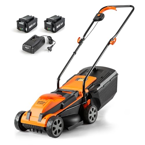 LawnMaster CLM2413A Cordless 13-Inch Lawn Mower 24V