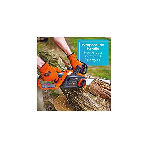 BLACK+DECKER 20V MAX Cordless Chainsaw Kit, 10 inch