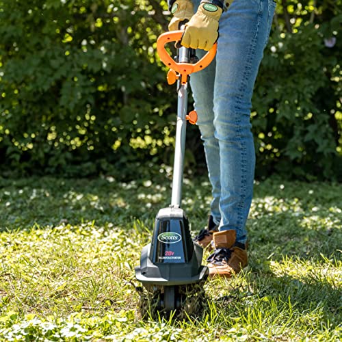 Scotts TC70020S 20V Cordless Garden Tiller Cultivator Kit