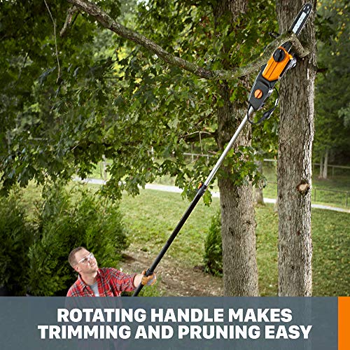 Worx WG309 10" Electric Pole Saw - Powerful amp