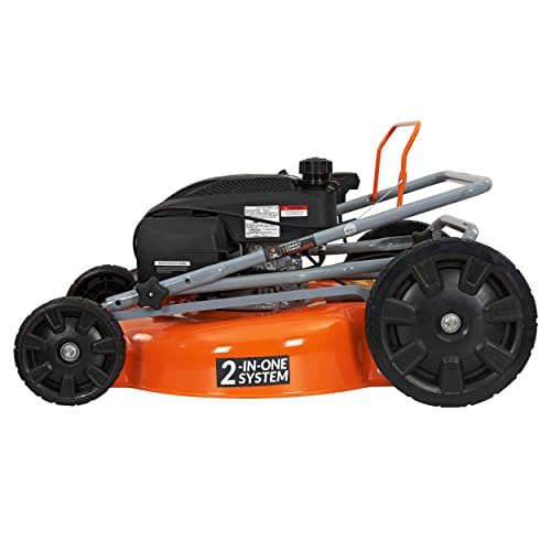 YARDMAX 21" 170cc 2-in-1 Gas Push Mower