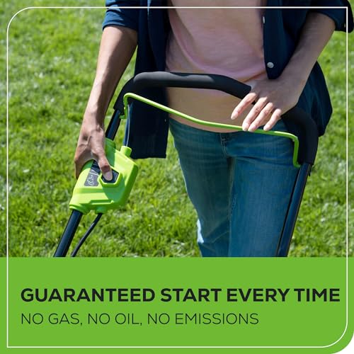 Greenworks 40V 19" Brushless Lawn Mower with Battery
