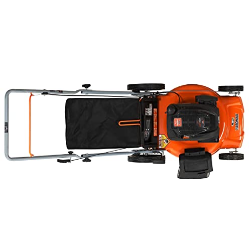YARDMAX Gas Push Lawn Mower with High Wheels