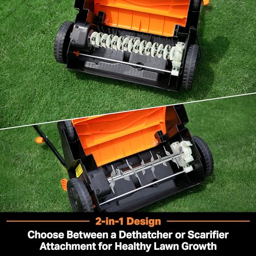 LawnMaster Scarifier & Dethatcher - 13" 12AMP