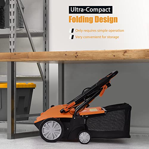 Goplus 2-in-1 Lawn Dethatcher and Scarifier