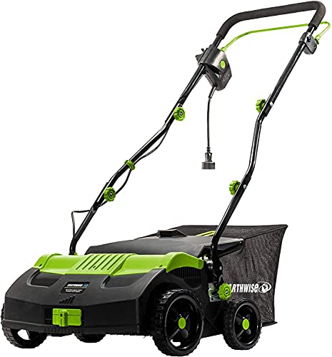 Earthwise 13-Amp Corded Dethatcher with Scarifier - 16-Inch