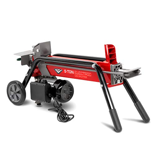 EARTHQUAKE Electric Log Splitter with 5-ton Power
