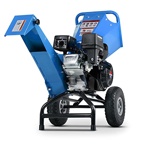 Landworks Gas Powered Wood Chipper Shredder Mulcher