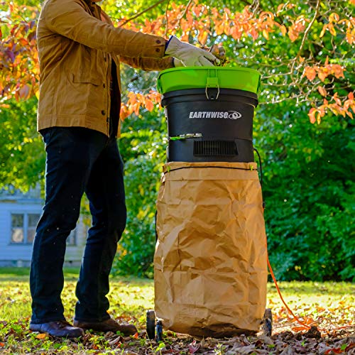 Earthwise 13" Corded Electric Leaf Mulcher/Shredder - Green