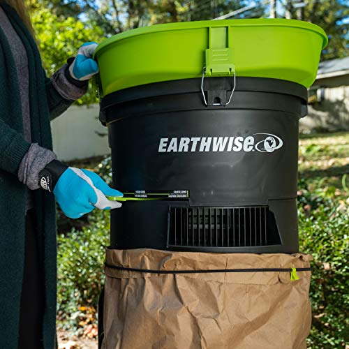 Earthwise 13" Corded Electric Leaf Mulcher/Shredder - Green
