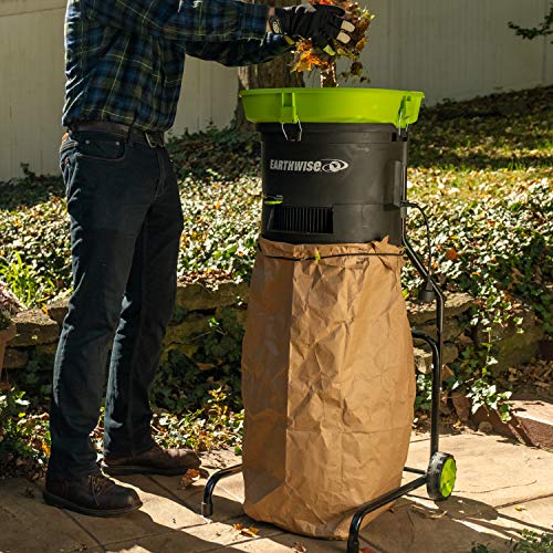 Earthwise 13" Corded Electric Leaf Mulcher/Shredder - Green