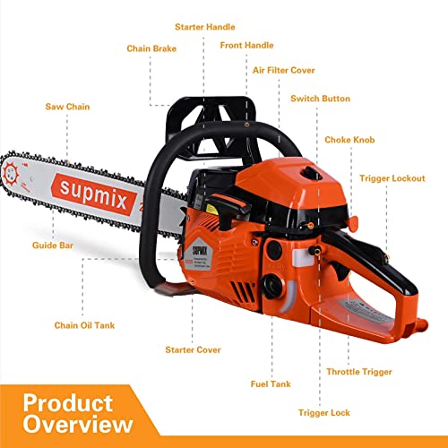62CC Gasoline Chainsaw for Farm & Garden