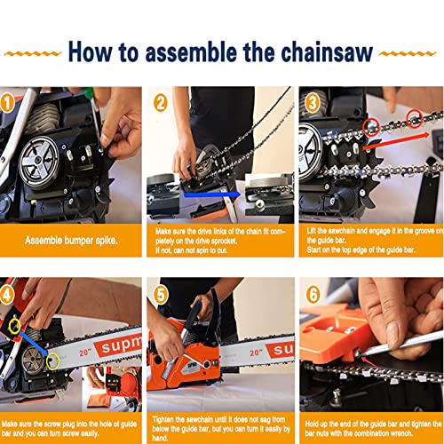 62CC Gasoline Chainsaw for Farm & Garden