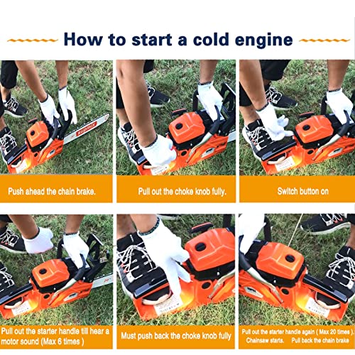 62CC Gasoline Chainsaw for Farm & Garden