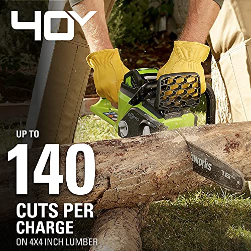 Greenworks 16" Cordless Chainsaw with TruBrushless™ Technology