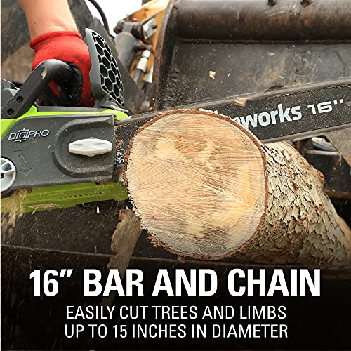 Greenworks 16" Cordless Chainsaw with TruBrushless™ Technology