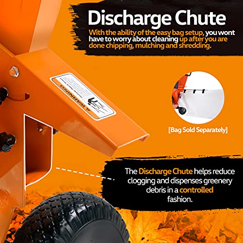 Ultra Heavy Duty 7HP Wood Chipper Shredder Mulcher