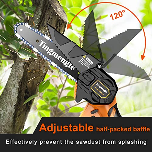 6-Inch Cordless Mini Chainsaw for Outdoor Cutting