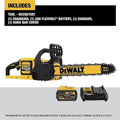 DEWALT 60V Brushless Chainsaw Kit
