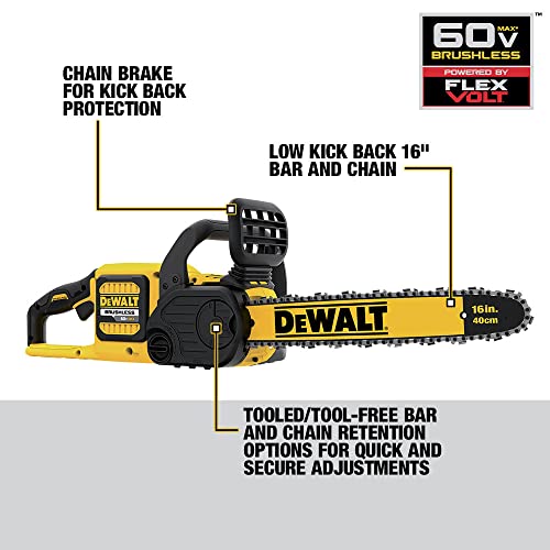 DEWALT 60V Brushless Chainsaw Kit