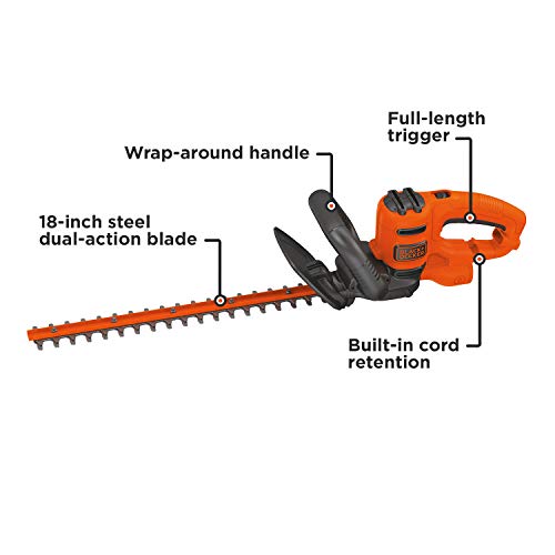 18-Inch Electric Hedge Trimmer by BLACK+DECKER