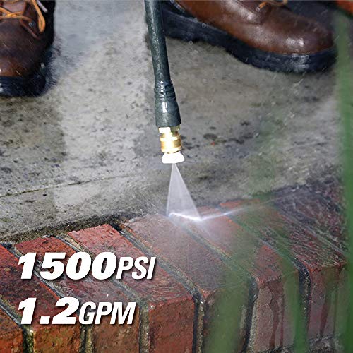 Greenworks Pressure Washer - 1500 PSI, 1.2 GPM